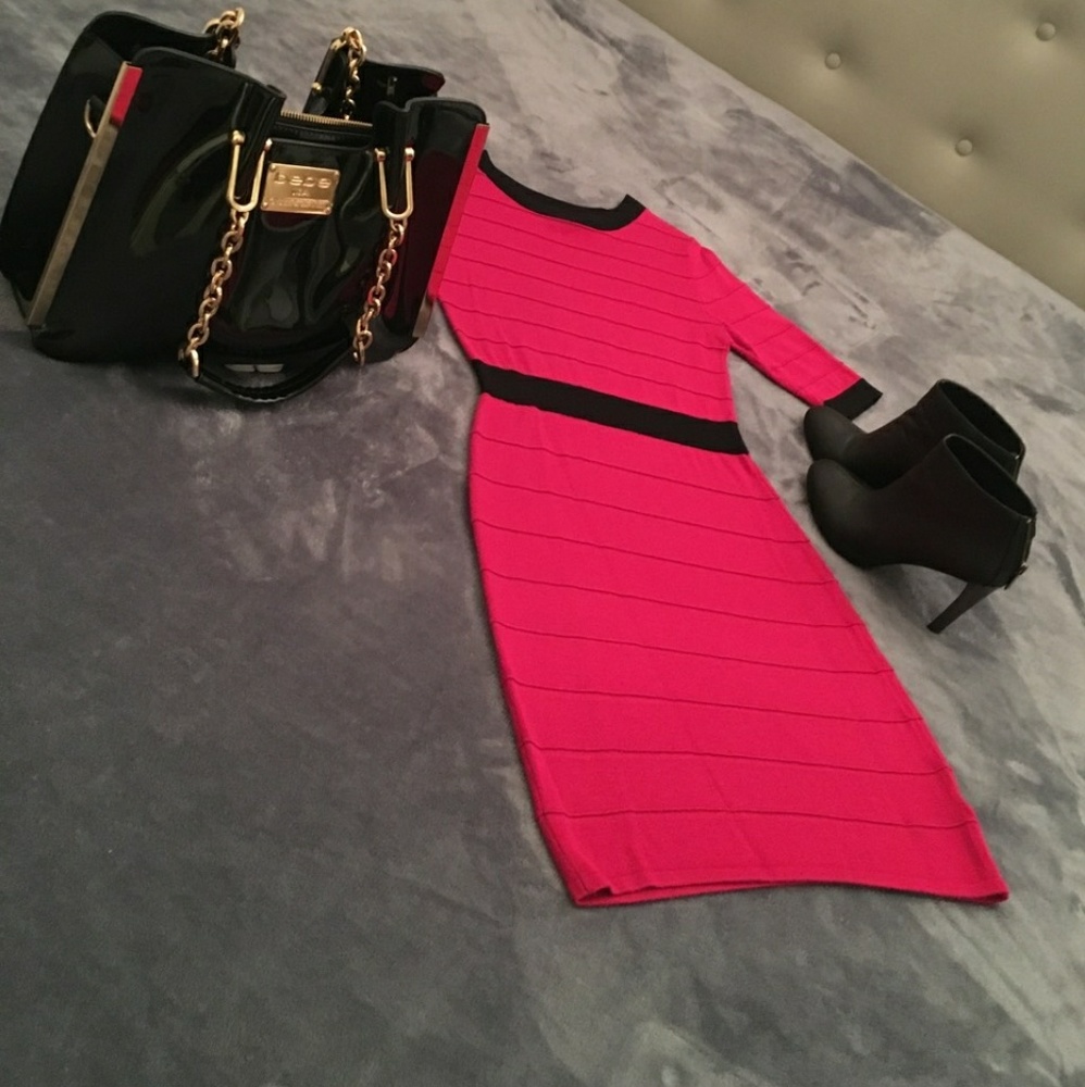 😀Forever 21 Fitted Sweater Sexy Mini dress